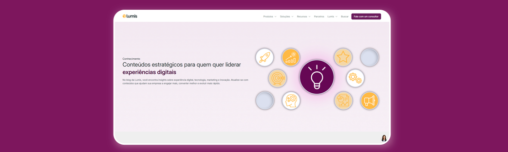 Postagem de um blog