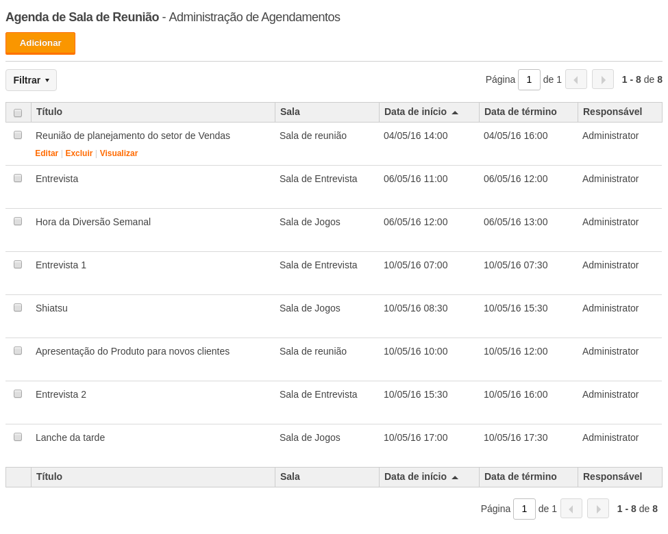 SISTEMA DE RESERVA ONLINE E GESTÃO DE CALENDÁRIOS PARA SALAS DE