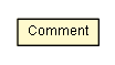 Package class diagram package Comment