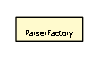 Package class diagram package ParserFactory