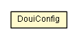 Package class diagram package DouiConfig