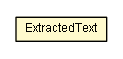 Package class diagram package ExtractedText