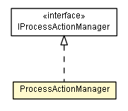 Package class diagram package ProcessActionManager