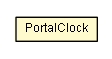 Package class diagram package PortalClock