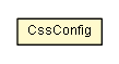 Package class diagram package CssConfig
