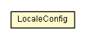 Package class diagram package LocaleConfig