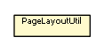 Package class diagram package PageLayoutUtil