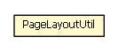 Package class diagram package PageLayoutUtil