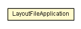 Package class diagram package LayoutFileApplication