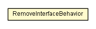Package class diagram package RemoveInterfaceBehavior