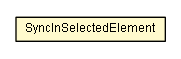 Package class diagram package SyncInSelectedElement