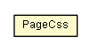 Package class diagram package PageCss