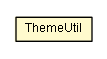 Package class diagram package ThemeUtil