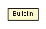 Package class diagram package Bulletin