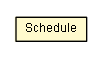 Package class diagram package Schedule