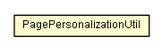 Package class diagram package PagePersonalizationUtil