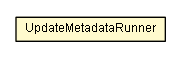 Package class diagram package UpdateMetadataRunner
