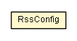 Package class diagram package RssConfig