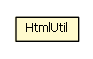 Package class diagram package HtmlUtil