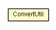 Package class diagram package ConvertUtil